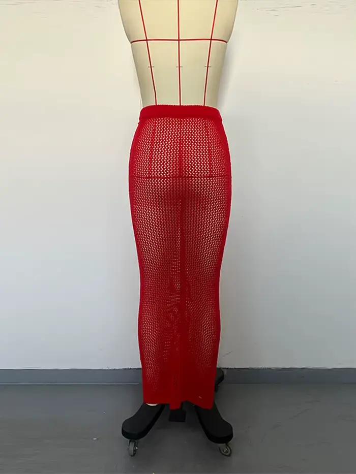 Ensemble de jupes au Crochet à fleurs 3d pour femmes