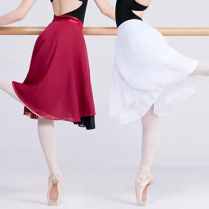 Femmes mi-longue jupe de Ballet Wrap