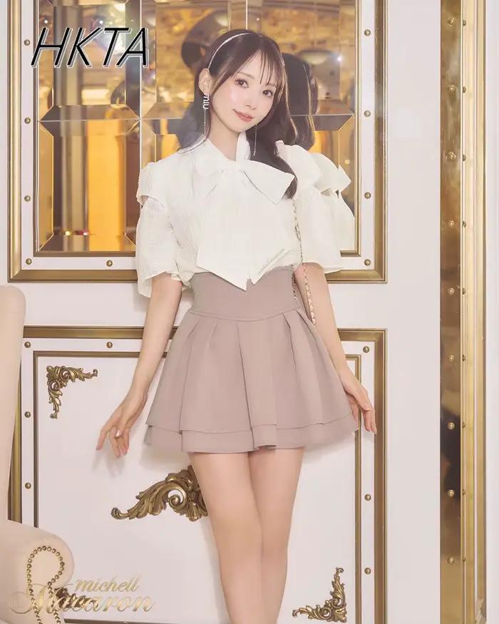 Jupe courte Macaron à la japonaise pour femme, silhouette élégante, matériaux doux et durables, coupes modernes pour toutes les saisons et occasions
