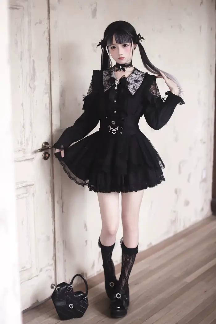 Chemise Jirai kei, jupe JK