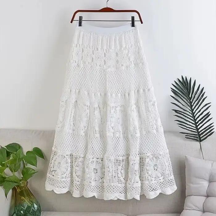 Soldes de printemps : Nouvelle jupe midi trapèze amincissante pour femme