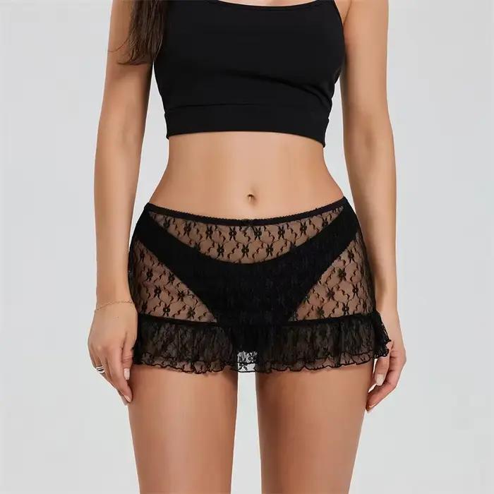 Jupe transparente d'été pour femmes
