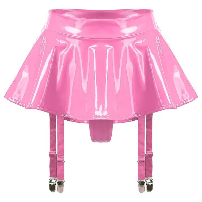 Mini jupe sexy à volants pour femmes