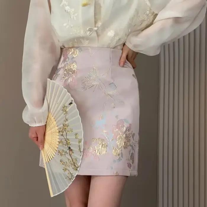 Jupe Jacquard imprimée pour femme