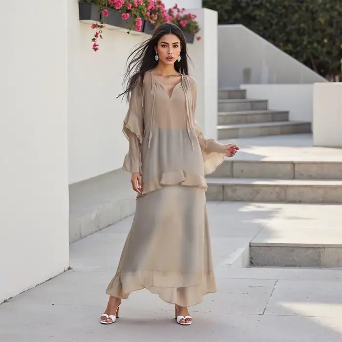 Robe longue printemps/été pour femmes