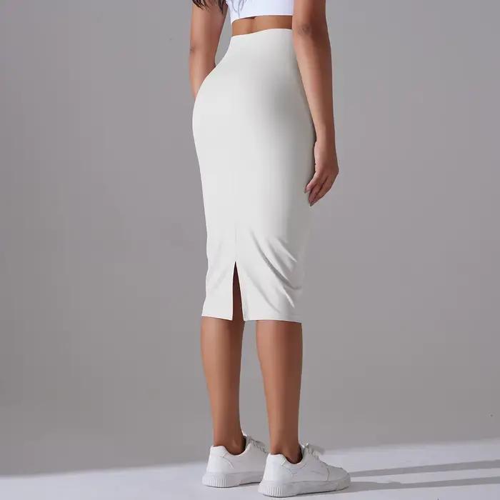 Jupe crayon en tissu pour femmes