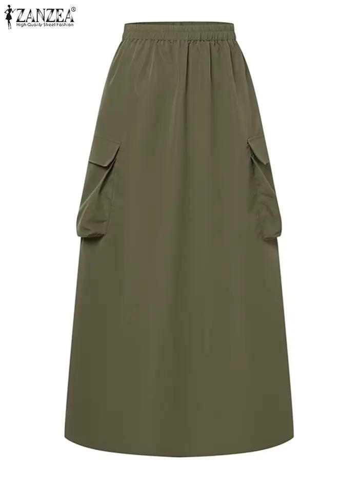 Jupe Longue Cargo Vintage pour Femme