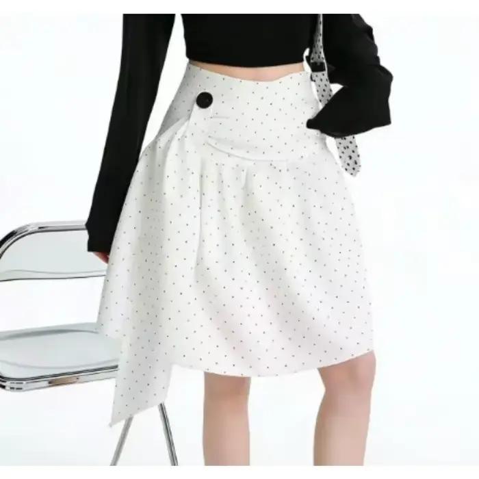 Jupe à pois pour femme