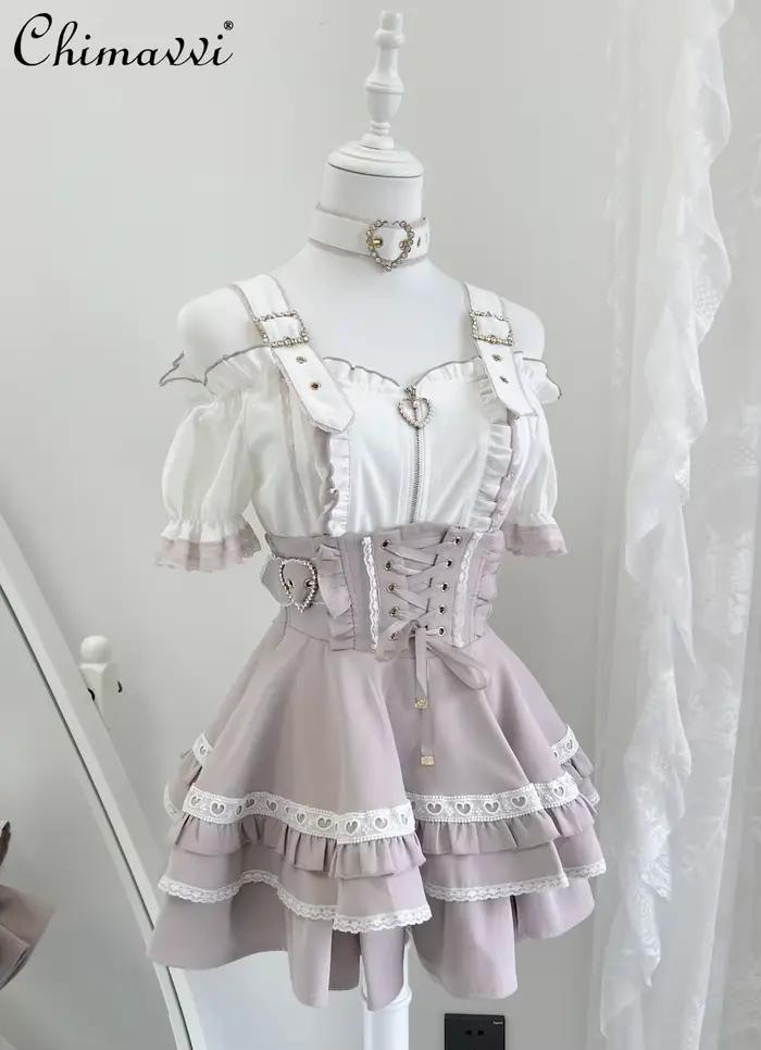 Ensemble jupe gâteau sous-culture japonaise originale