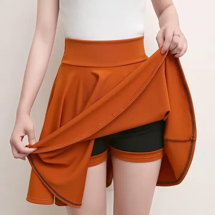 Mini jupe évasée pour femme