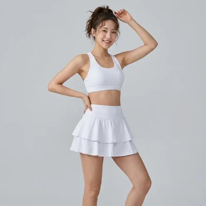 Jupe de yoga pour femme avec poche