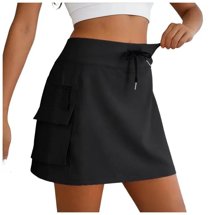 Jupe courte cargo pour femme