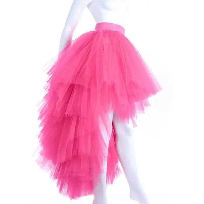 Jupe longue en tulle pour femme