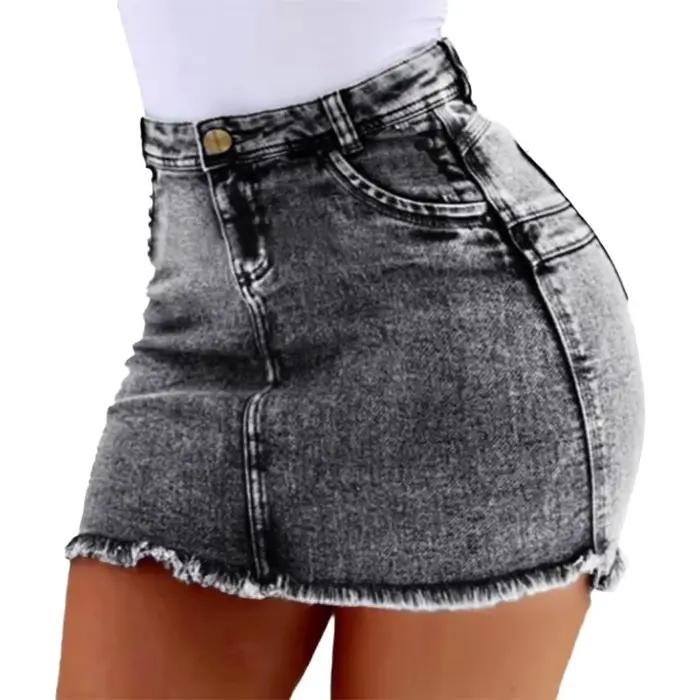 Mini-jupe en jean sexy et chic