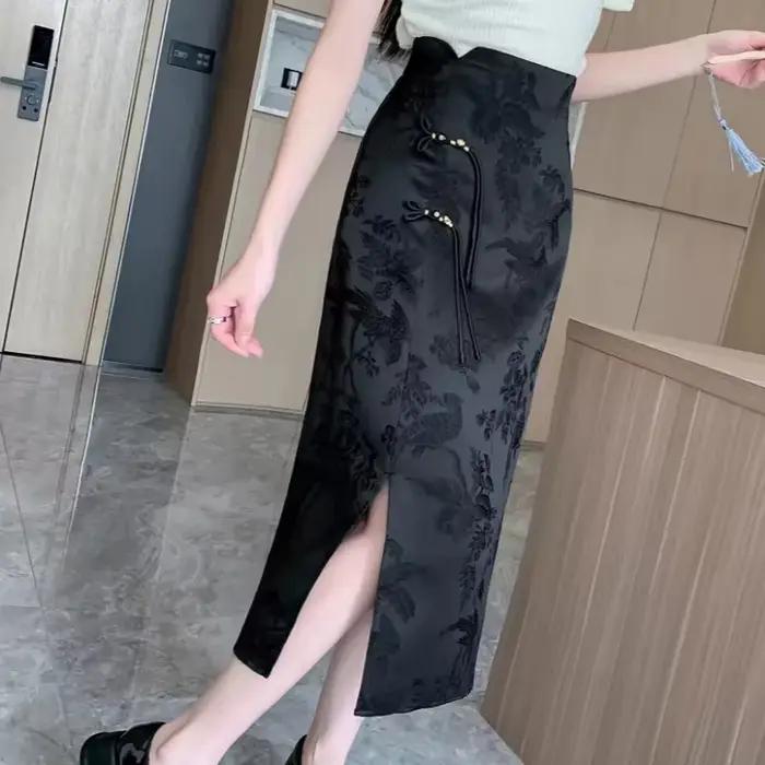 Jupes de style chinois pour femmes