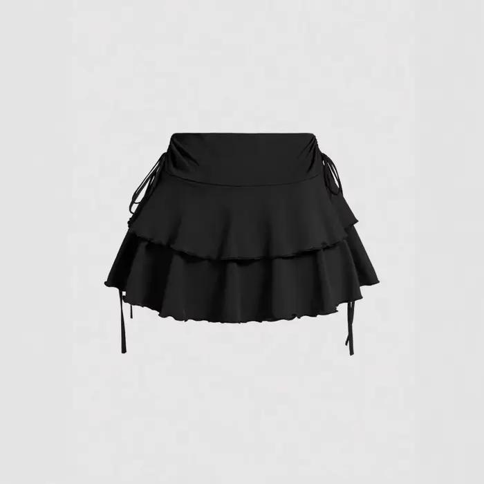 Mini jupe plissée pour femmes