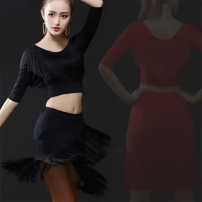 Jupe de danse latine pour femmes adultes