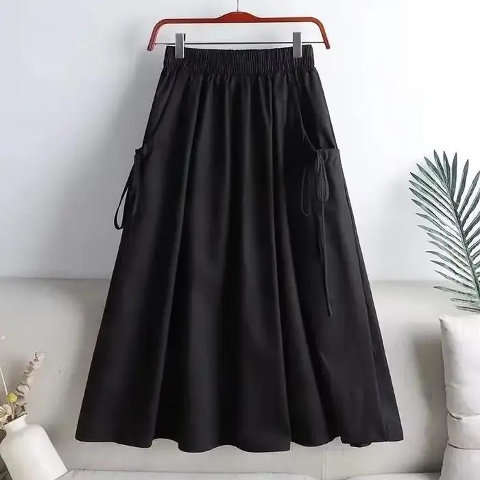 Jupe trapèze de style coréen pour femmes