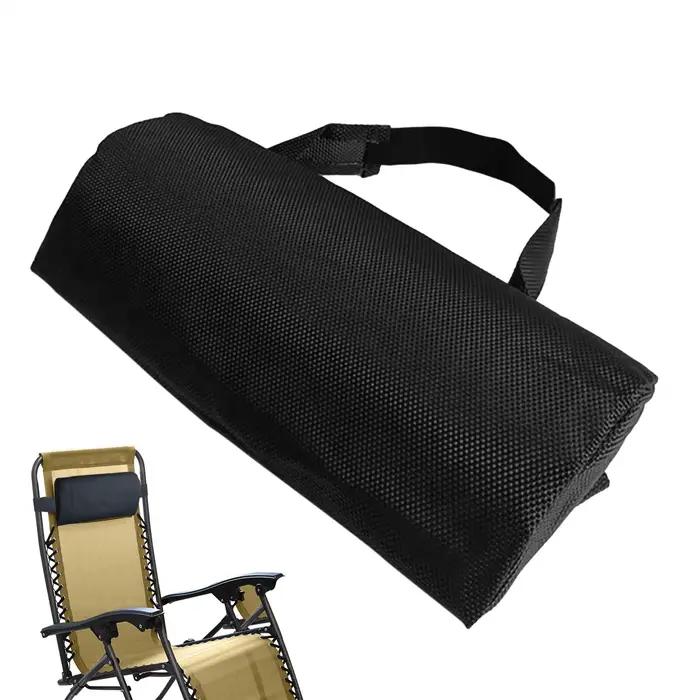 Coussin de jardin pour chaise longue, oreiller cervical, appui-tête pour fauteuil inclinable, coussin de chaise de plage, coussin de repos pour terrasse de camping, coussin de pause déjeuner