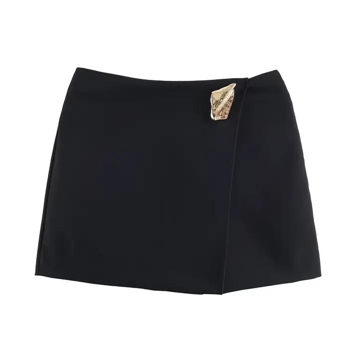Mini jupe asymétrique pour femme