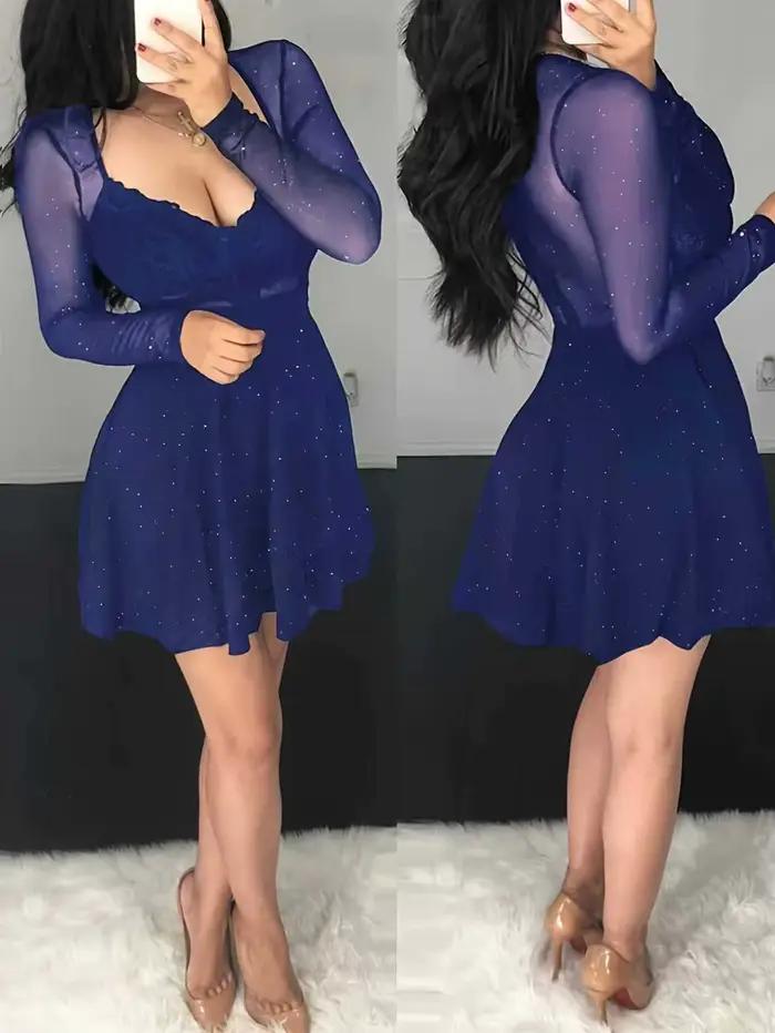 Robe de soirée Sexy à paillettes