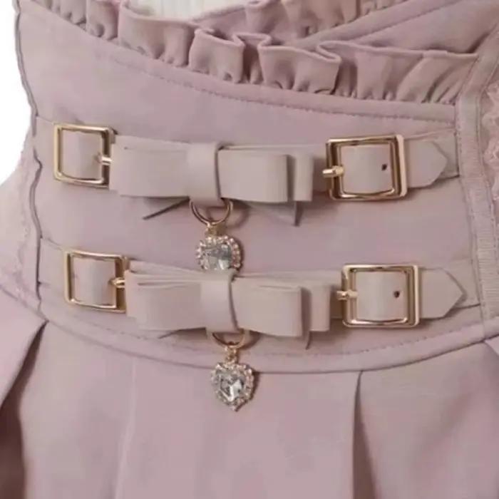 Mini jupes plissées taille haute de Style japonais
