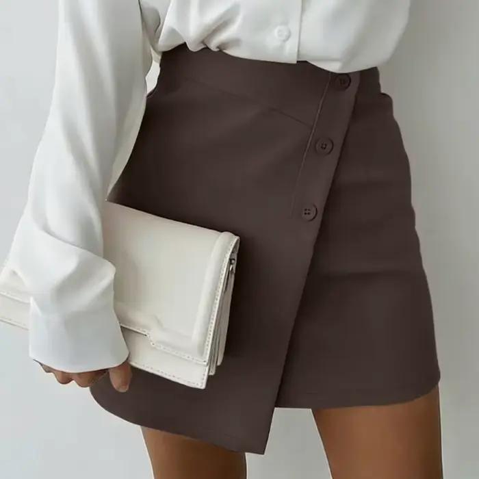Jupe-short asymétrique élégante pour femme 2026