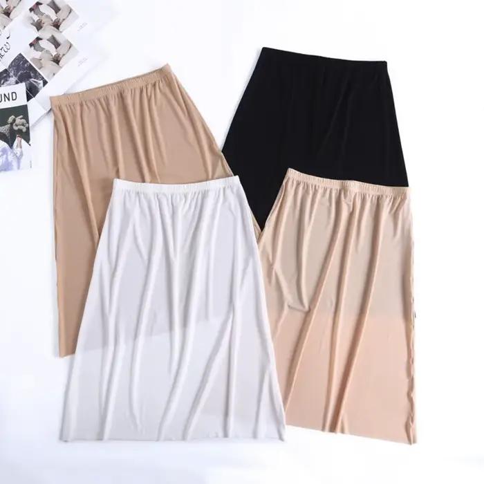 Jupon en Satin pour Femme, Sous-jupe, Lingerie