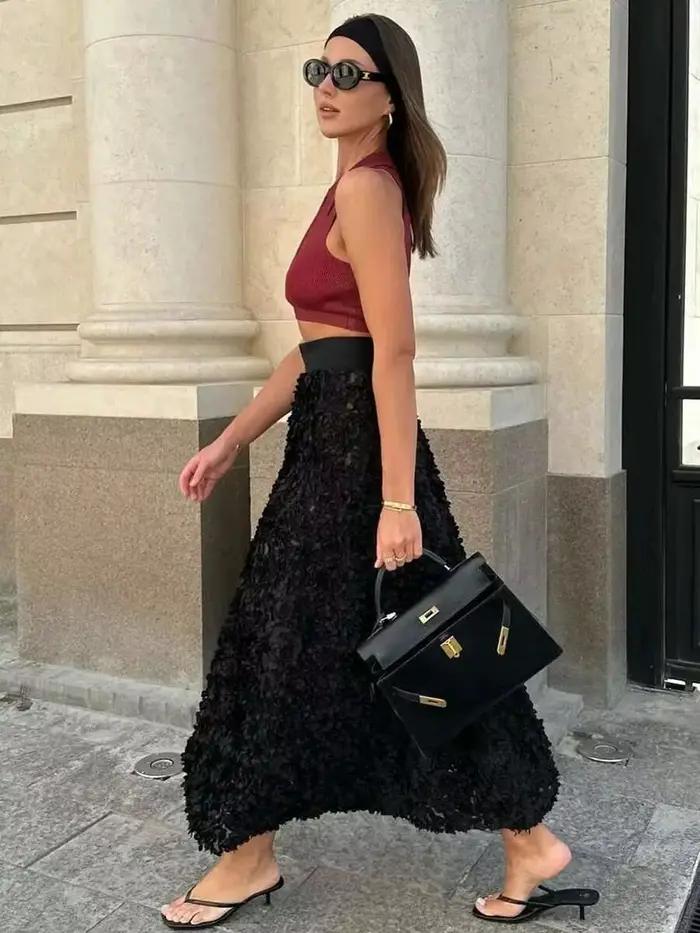 Robe de soirée élégante en acétate et lin pour femmes, design vintage, mini longueur, idéale pour cérémonies et soirées de gala
