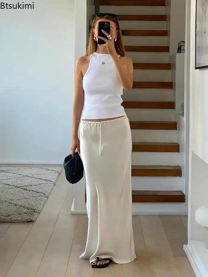 Nouvelle jupe longue pour femme