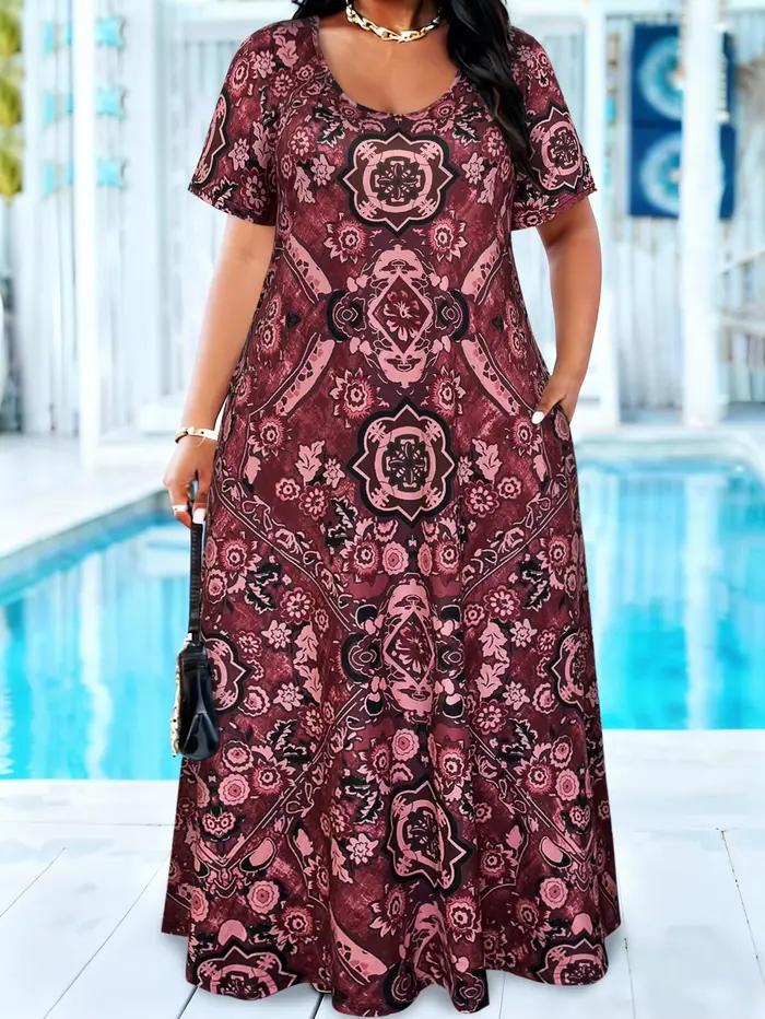 Robe longue pour femmes grande taille