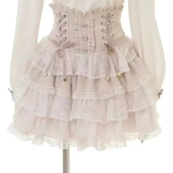 Mini jupe courte Style Lolita japonaise pour femmes