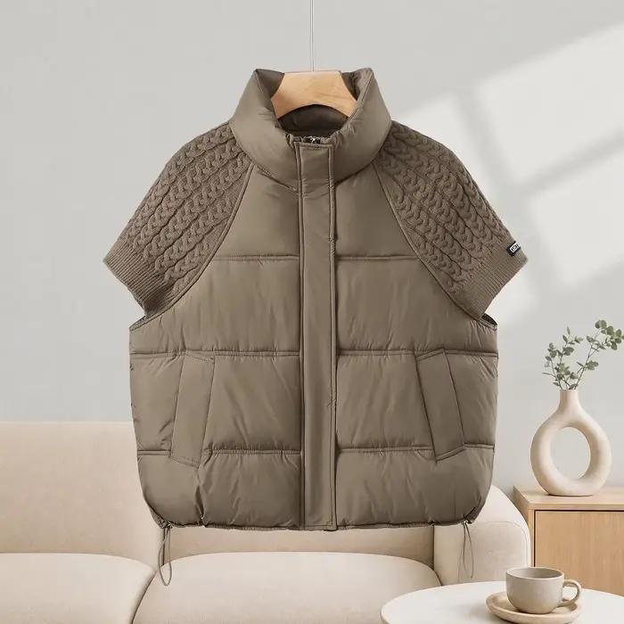 Doudoune Courte Femme 2026 – Manteau Rembourré en Coton de Haute Qualité, Léger et Chaud pour l'Hiver – Chic et Tendance