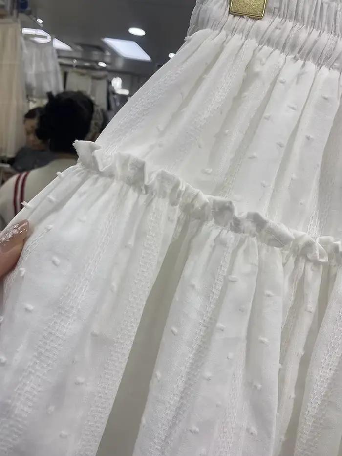 Jupe blanche de style Ballet pour femmes
