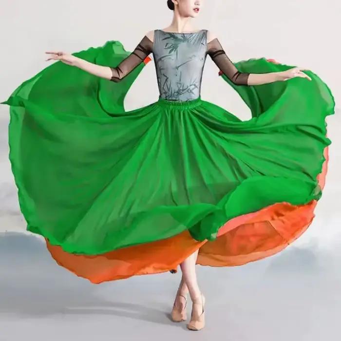 Jupe de danse réversible pour femme