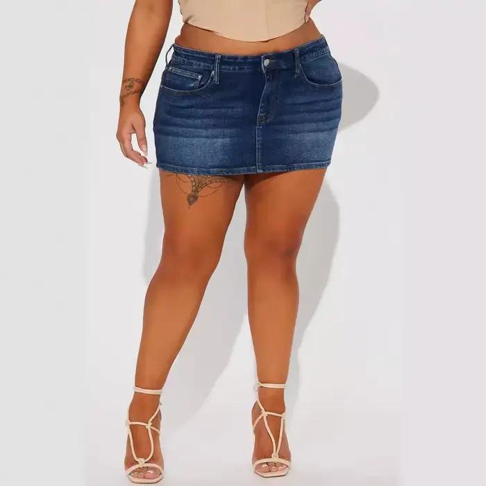 Mini jupes en Denim pour femmes