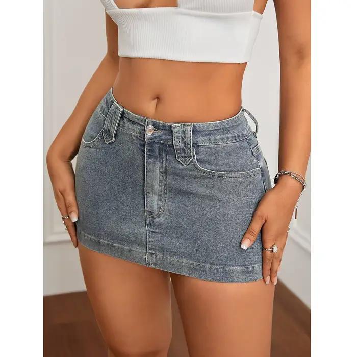 Jupes en jean d'été pour femmes