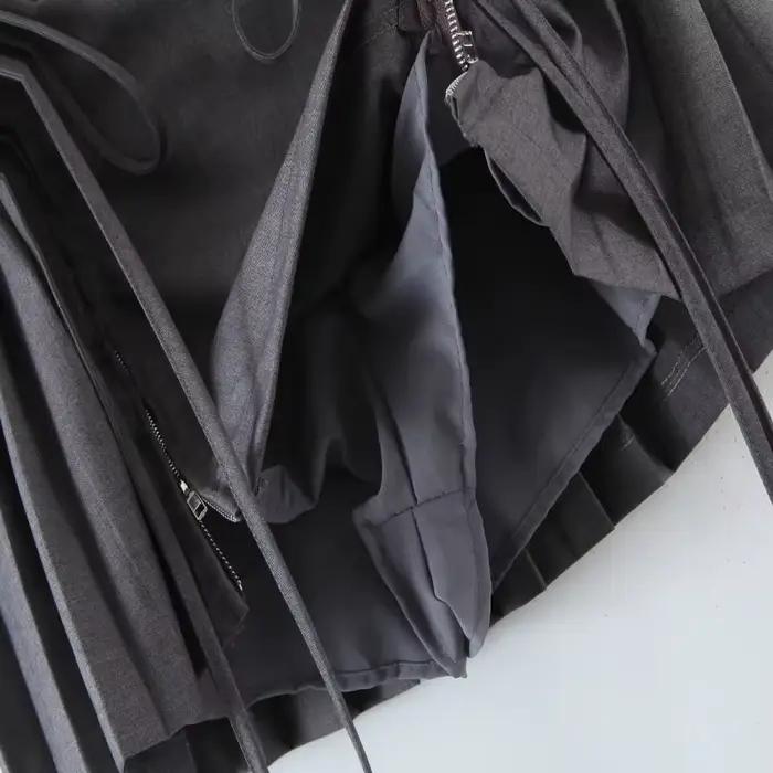 Nouvelle jupe unie pour femme