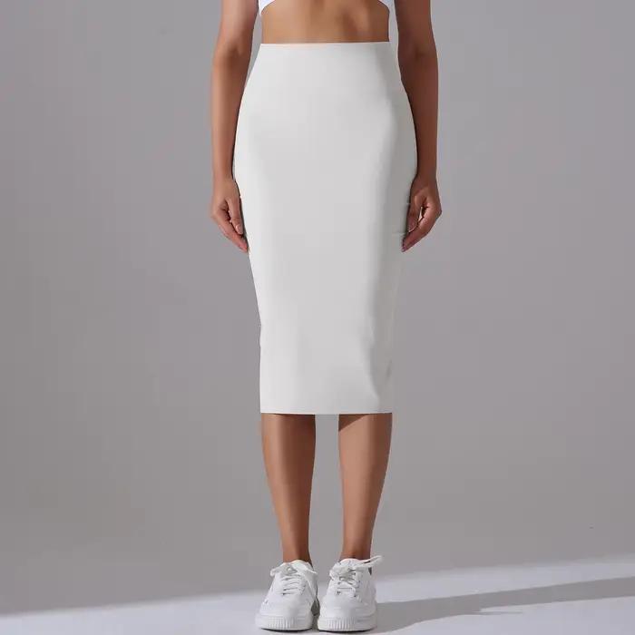 Jupe crayon en tissu pour femmes