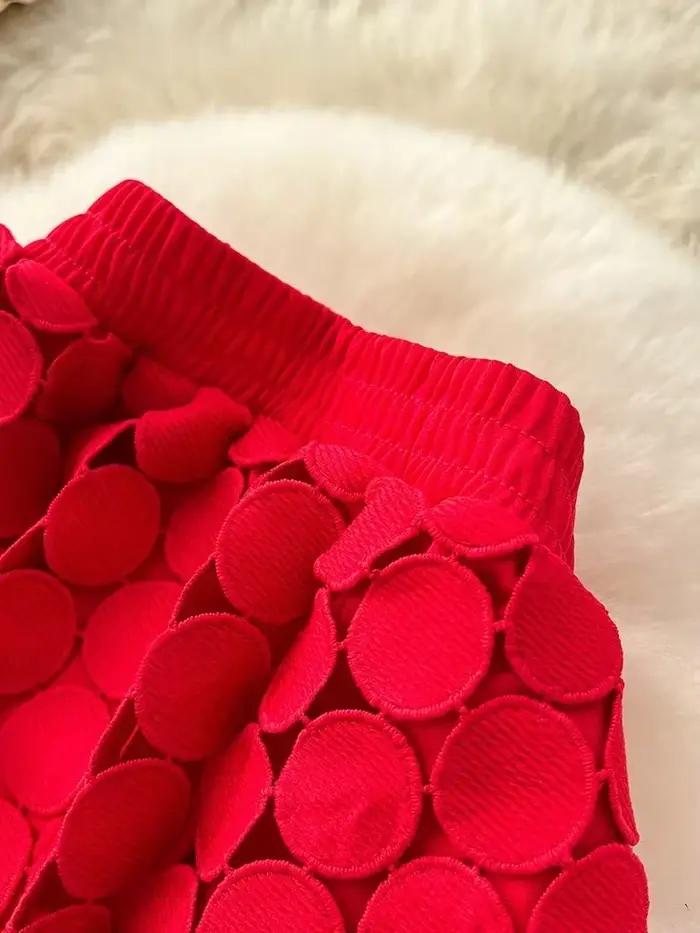 Jupe tube femme évider à pois gland automne taille haute minceur mi-longue droite fête sexy faldas femme sk008 style streetwear tricoter polyester mixte occassions spéciales