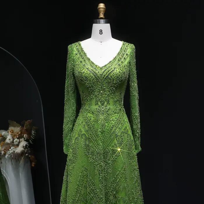 Sharon Said – robe de soirée vert citron