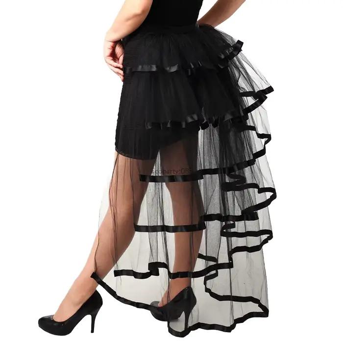 Jupe en tulle à volants pour femmes