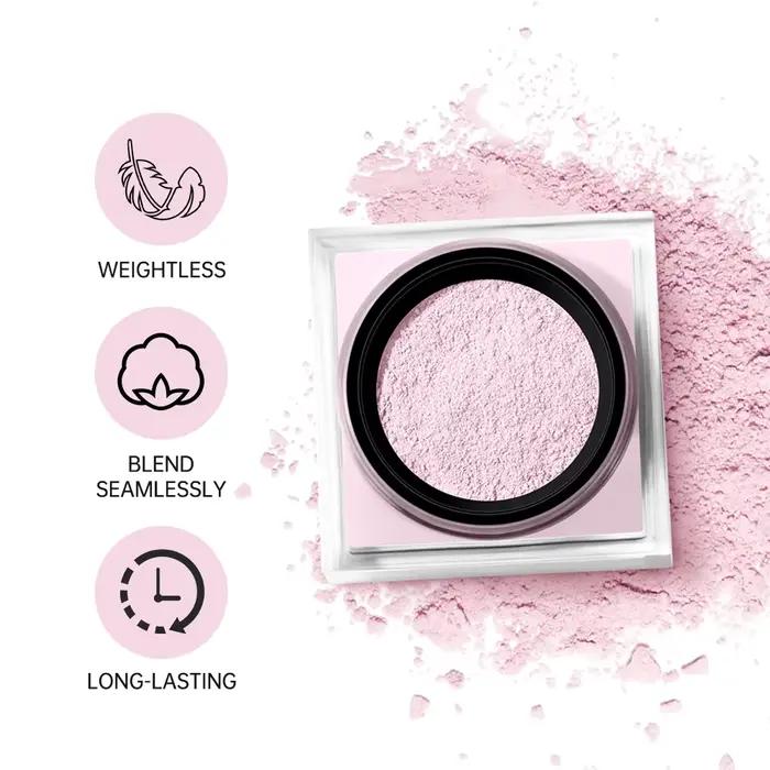 Poudre de cuisson et de réglage ample imperméable, longue durée, contrôle de l'huile, poudre de réglage mate, éclaircissante naturelle, cosmétiques pour le visage