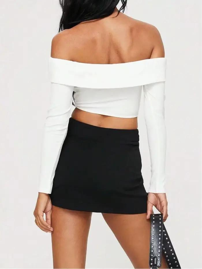 Jupe fendue tendance pour femme, style été, sexy et séduisante, coupe trapèze, mini-jupe, confortable et respirante, non transparente.