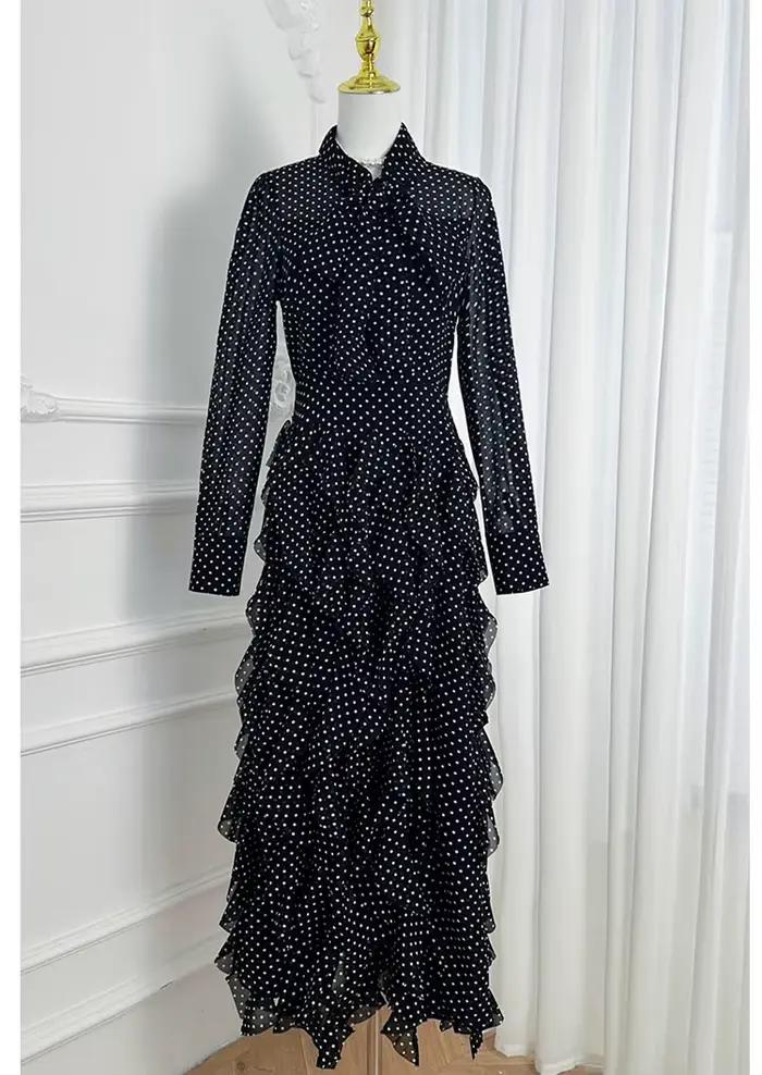 Robe Maxi en mousseline de soie pour femmes