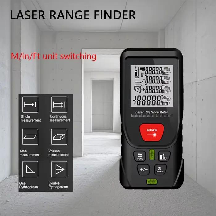 Télémètre Laser 50M/100M/120M/150M/200M, ruban à mesurer numérique, télémètre de précision avec Distance/area/volume
