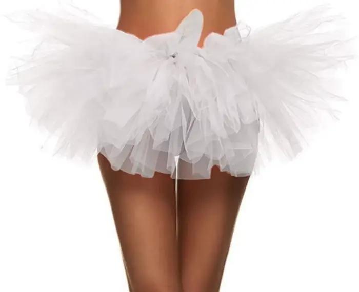 Mini jupe tutu en tulle à 5 couches pour femme adulte