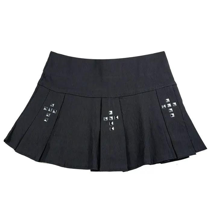 Jupe slim fit pour fille Emo