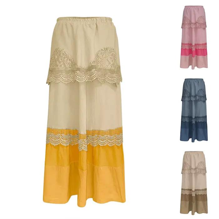 Jupe longue style Boho pour femmes