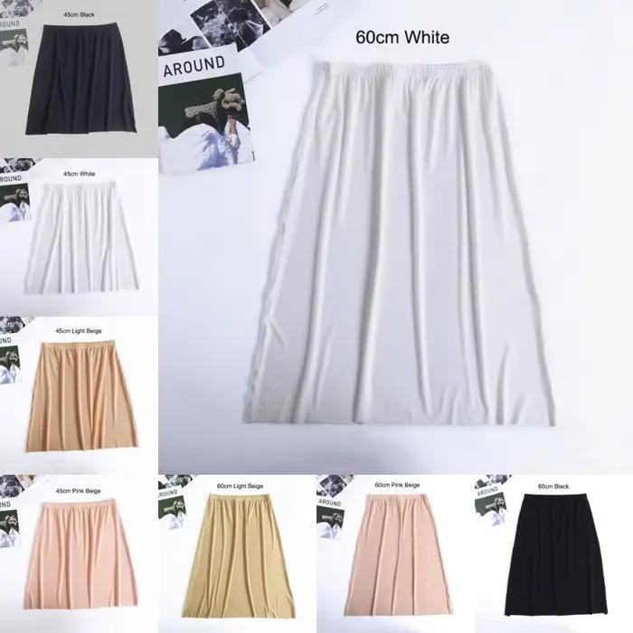 Jupon en coton uni pour femmes